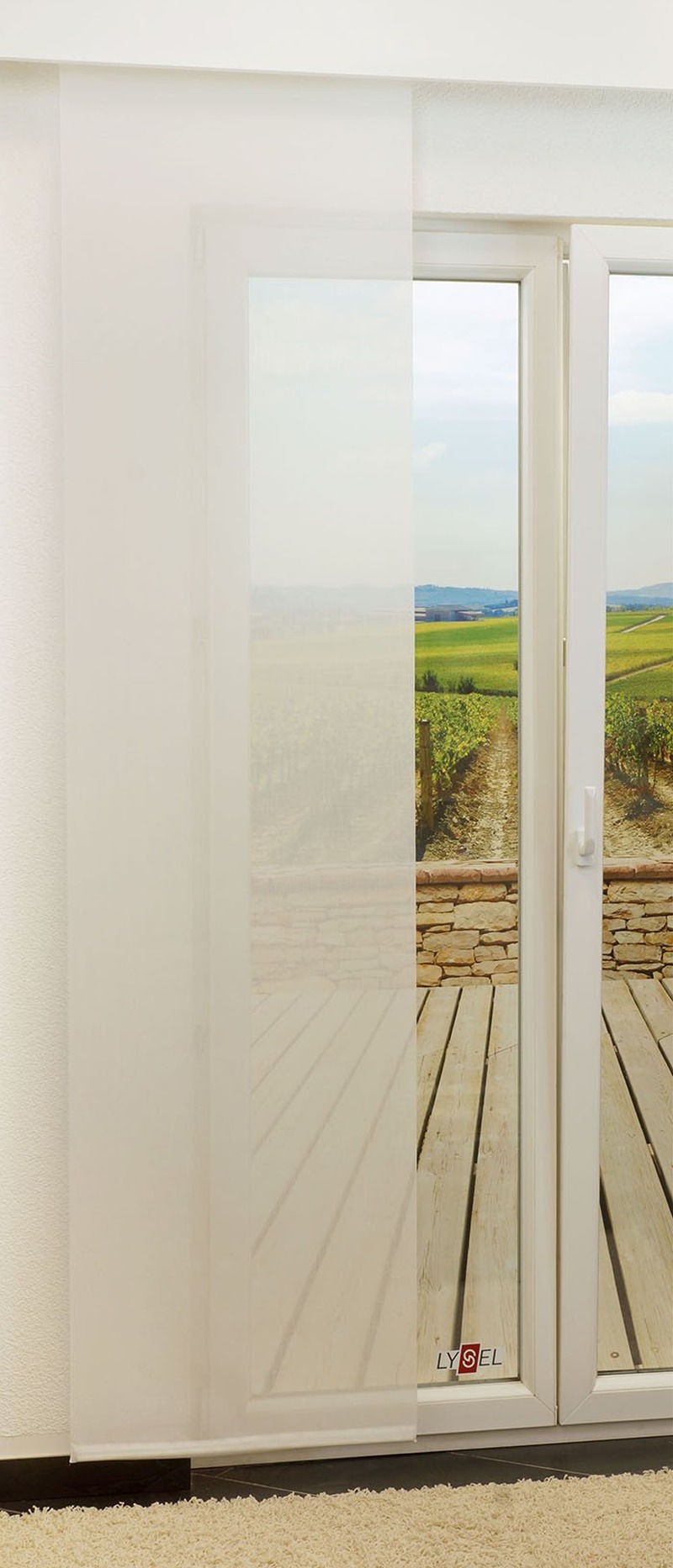 Flächenvorhang 245cm x 60cm