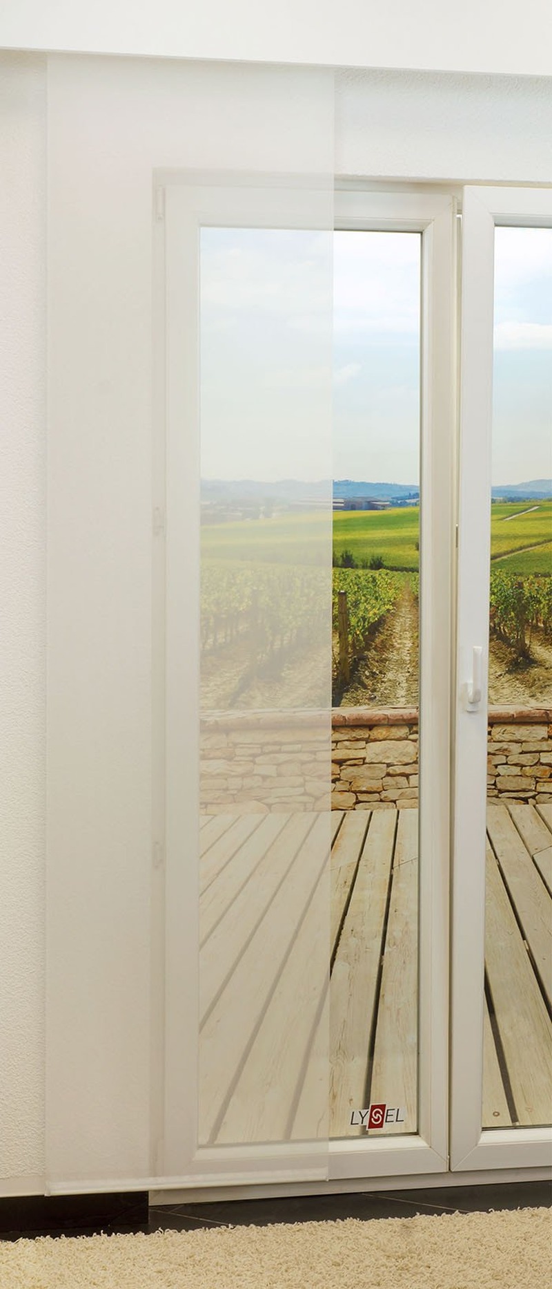 Flächenvorhang 245cm x 60cm