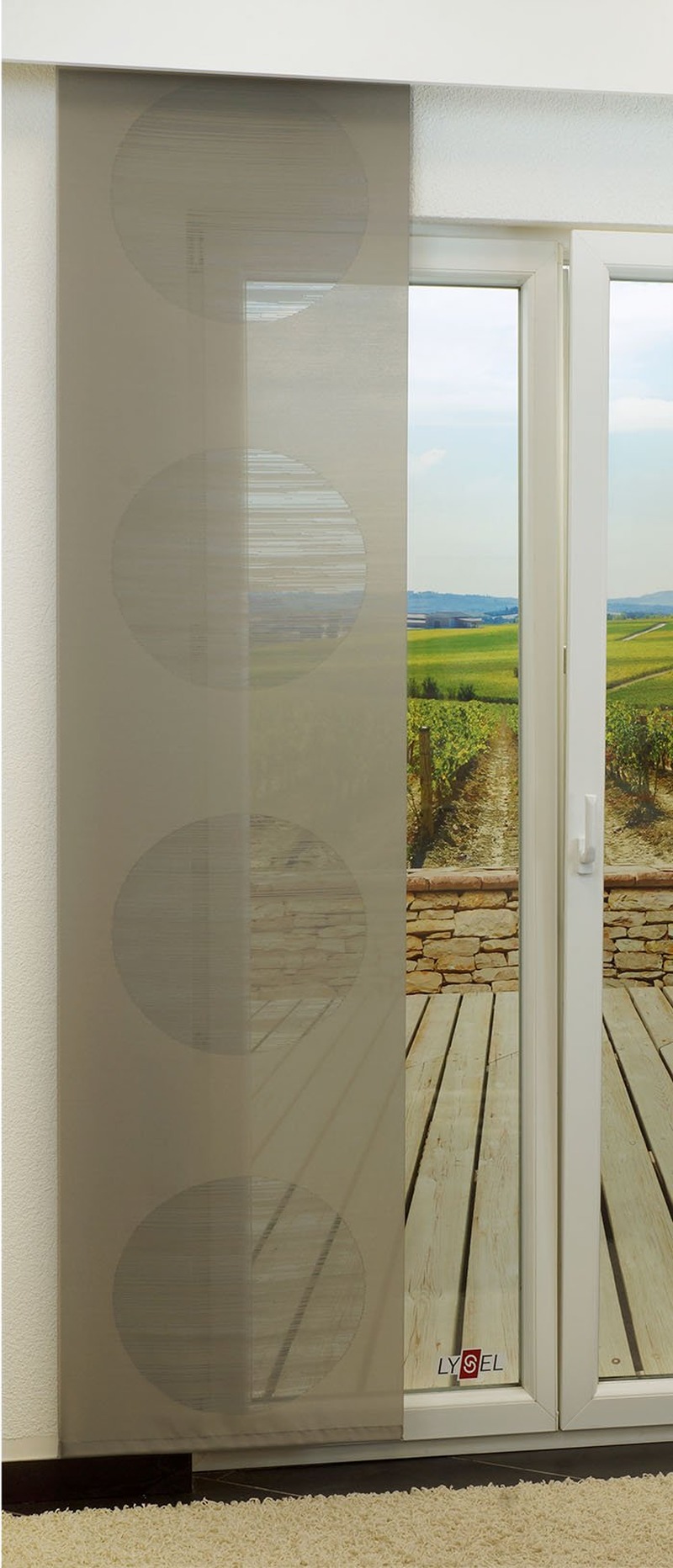 Flächenvorhang 245cm x 60cm