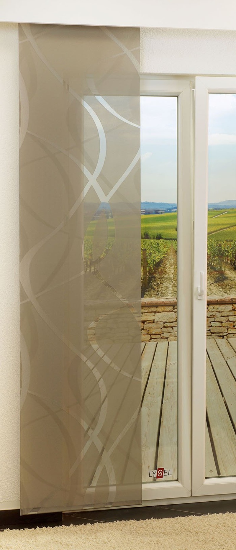 Flächenvorhang 245cm x 60cm