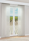 Vorschau Lysel -  Schiebegardine Daloa #1W in Weiss Beige