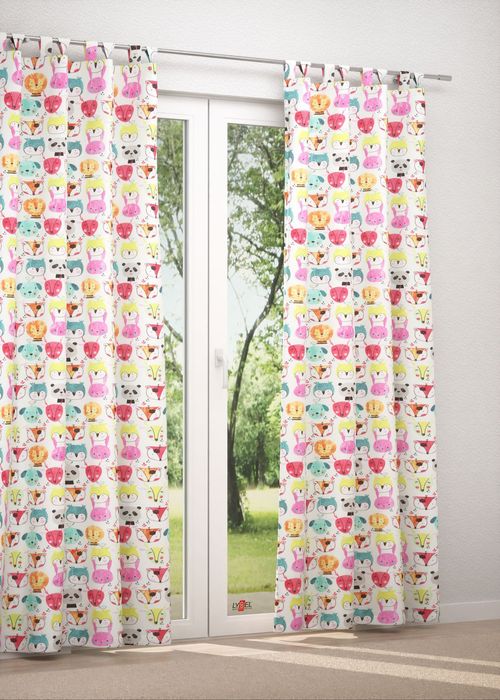 Schlaufenschal in Weiss