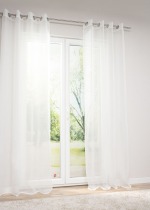 Vorschau Lysel - Ösenschal Limpid #1W in Beige perlweiss