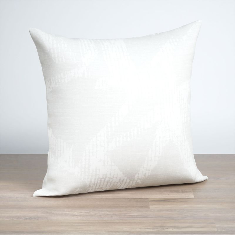 Dekokissen quadratisch in Weiss