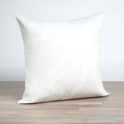 Dekokissen quadratisch in Weiss