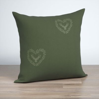 Dekokissen quadratisch in Grün