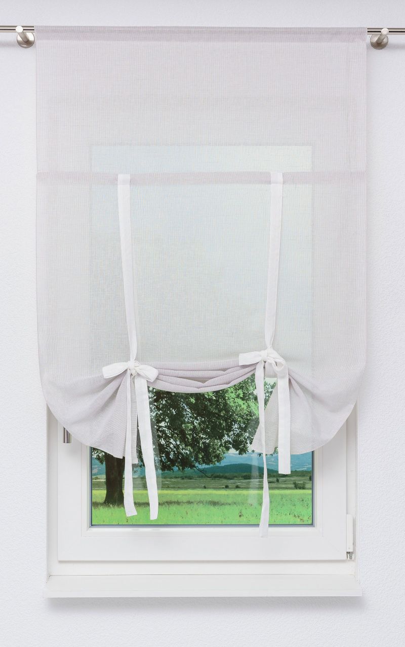 Lysel - Bändchenrollo Finca Hellgrau