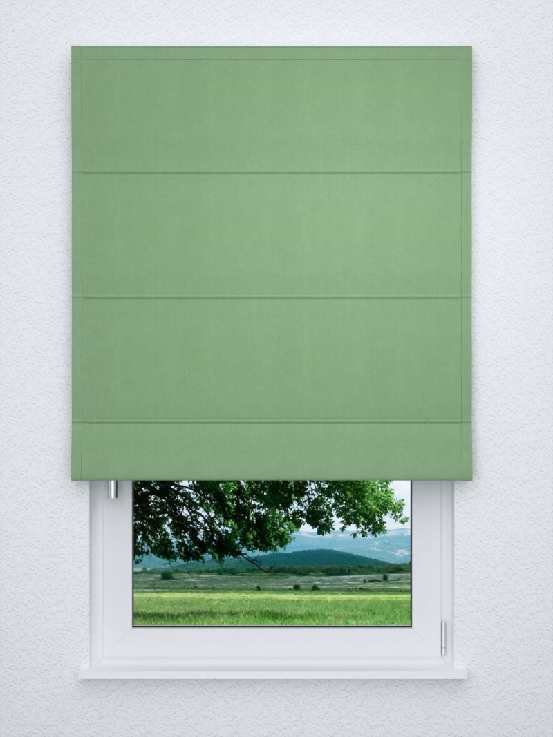 Raffrollo classic in grün