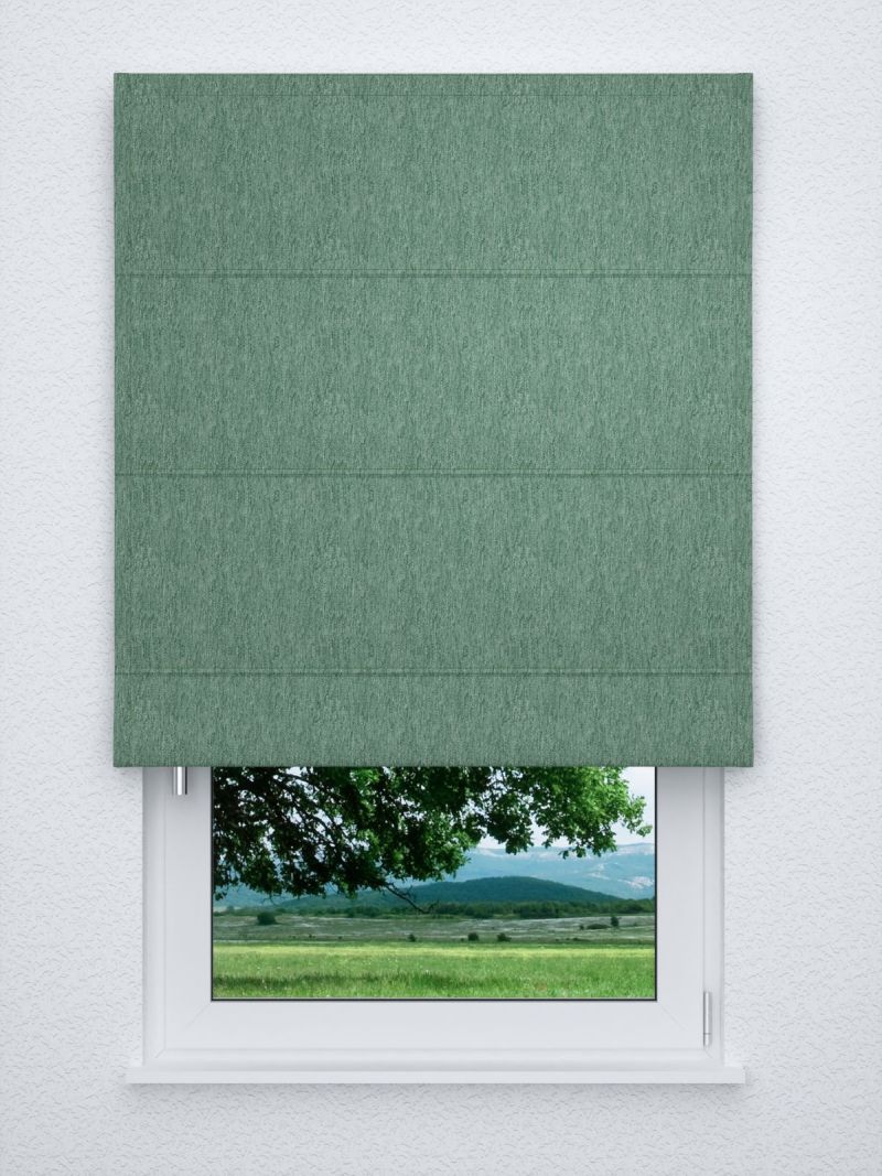 Raffrollo classic in grün