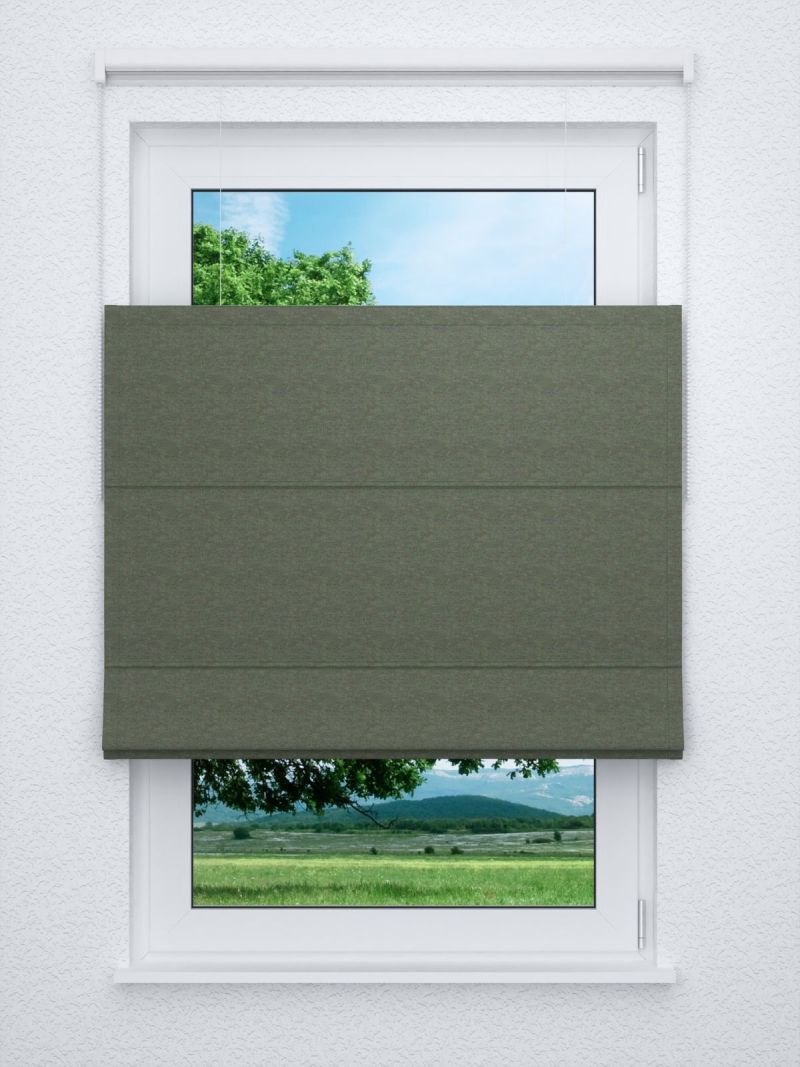 Raffrollo professional in grün