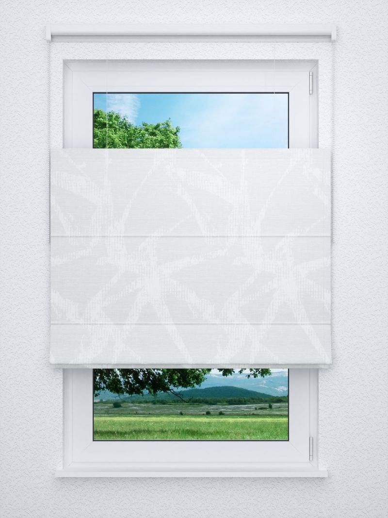 Raffrollo professional in Weiss