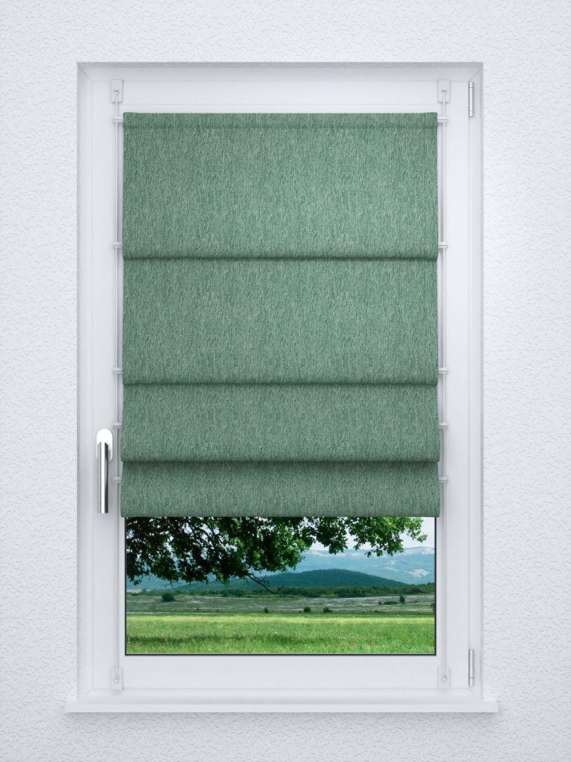 Raffrollo smart in grün