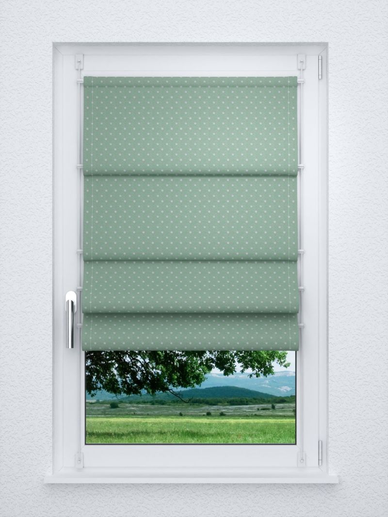 Raffrollo smart in grün