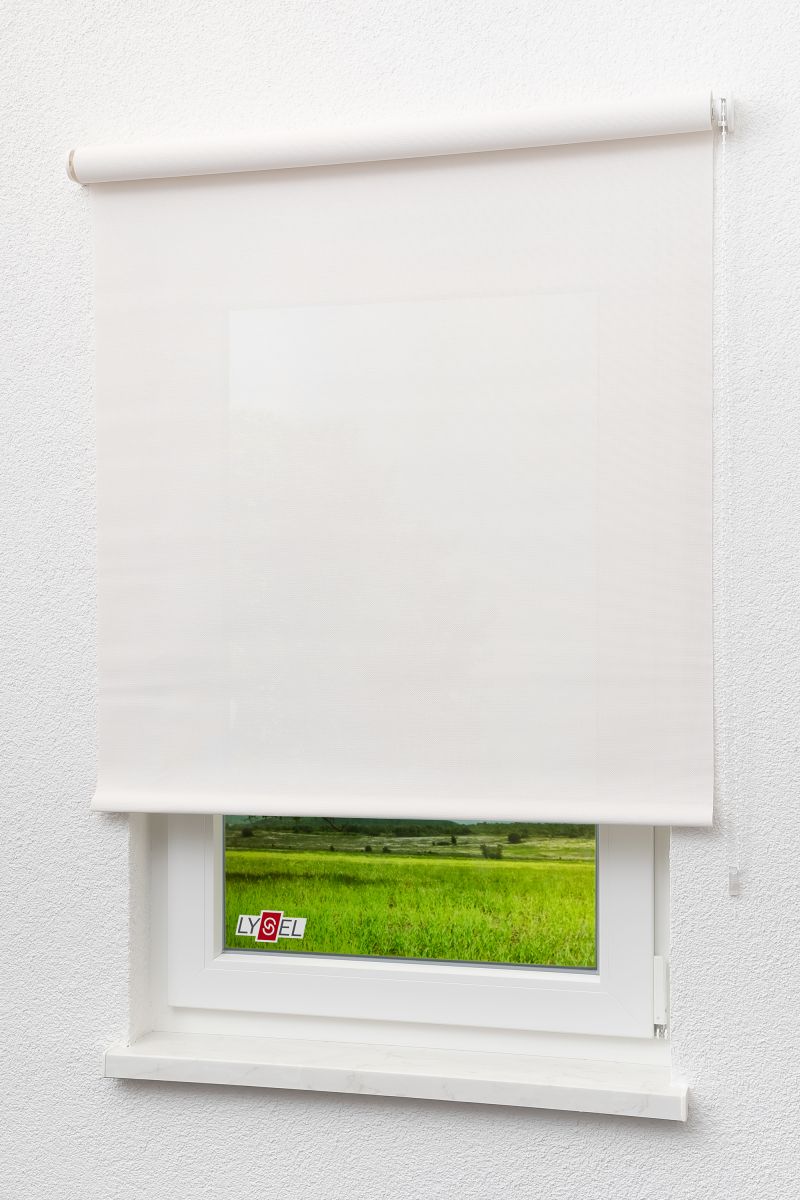 Lysel - Qualitätsrollo Screen Rohweiss