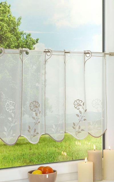 Scheibengardine von Lysel - Blümchen