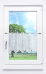 Vorschau Scheibengardine Plauener Spitze® - Waben #1W hellbeige