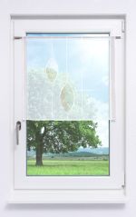Vorschau Plauener Spitze® - exklusiver Scheibenhänger Palencia #1W rotbraun
