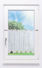 Vorschau Scheibengardine Plauener Spitze® - Goldhauch #1W hellelfenbein