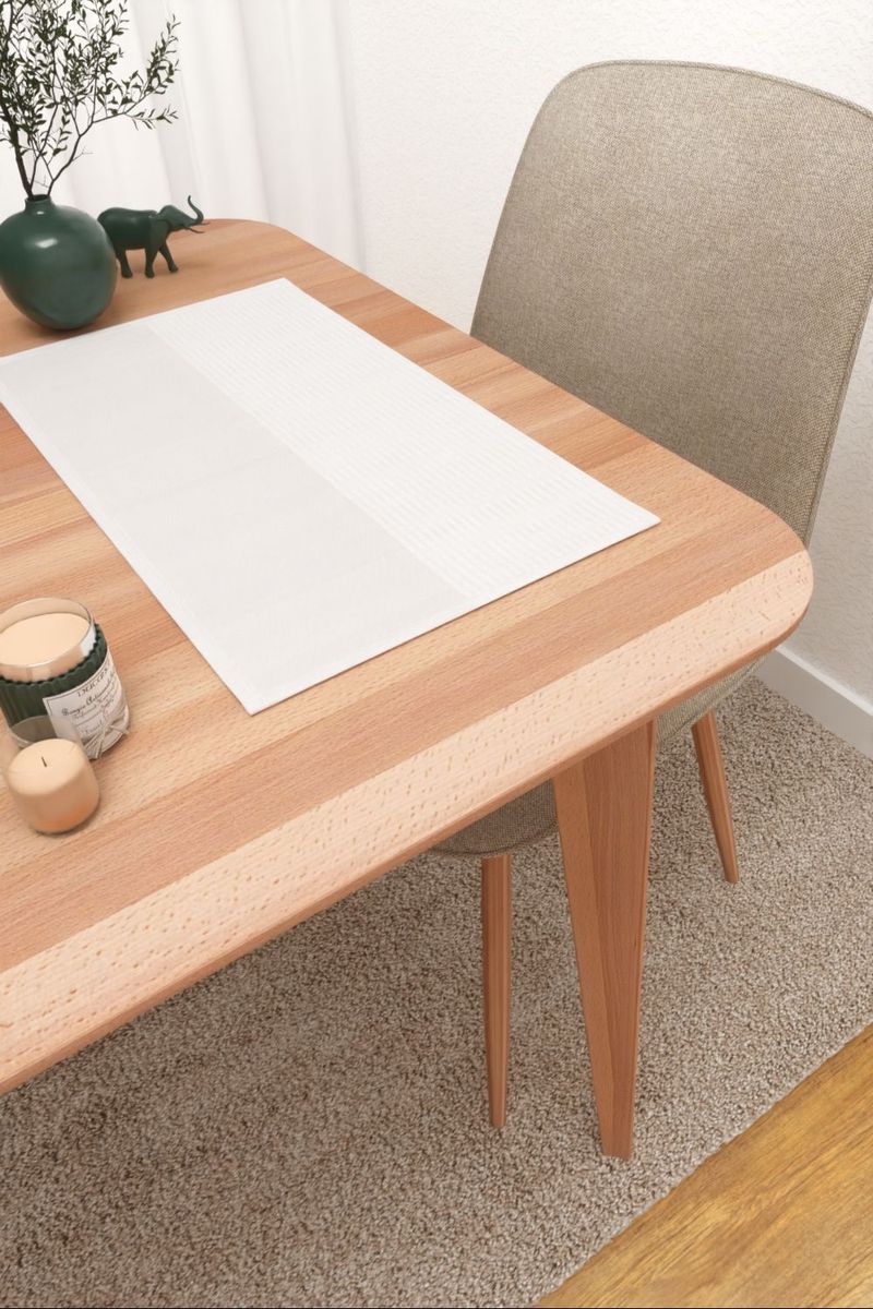 Platzdeckchen in Weiss