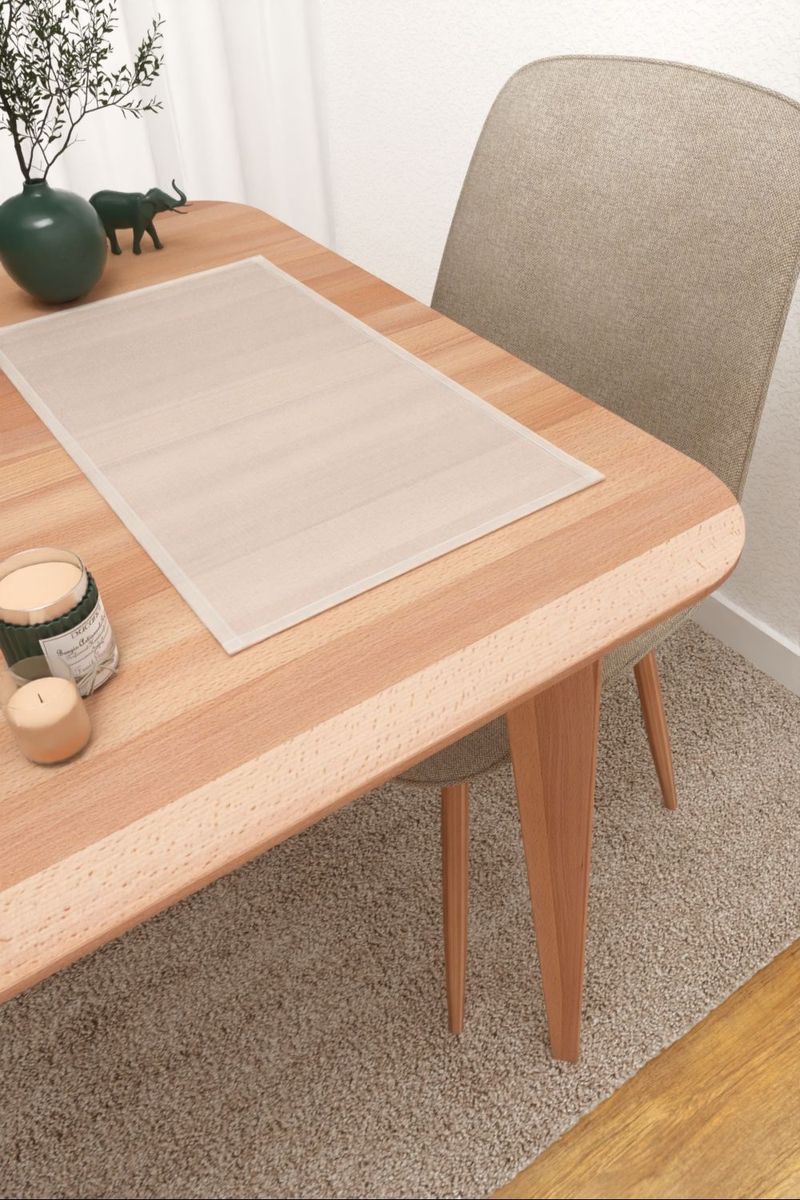 Platzdeckchen in Weiss