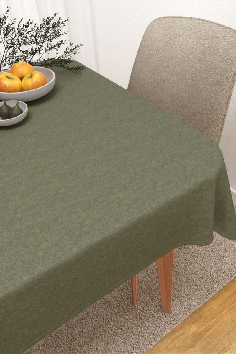 Tischdecke eckig in grün