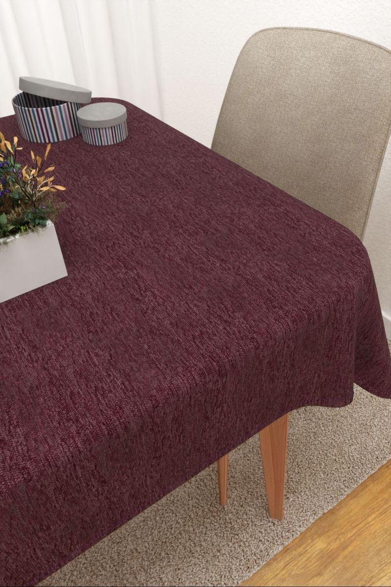 Tischdecke eckig in violett