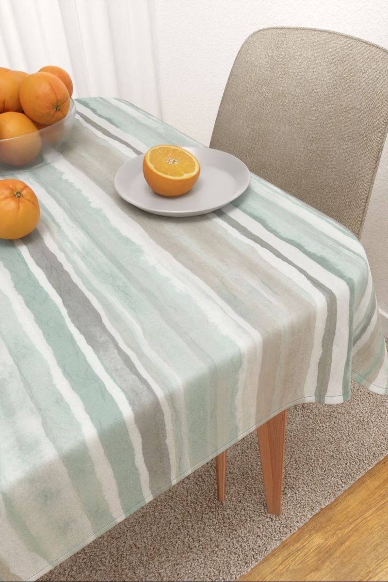 Tischdecke eckig in grün