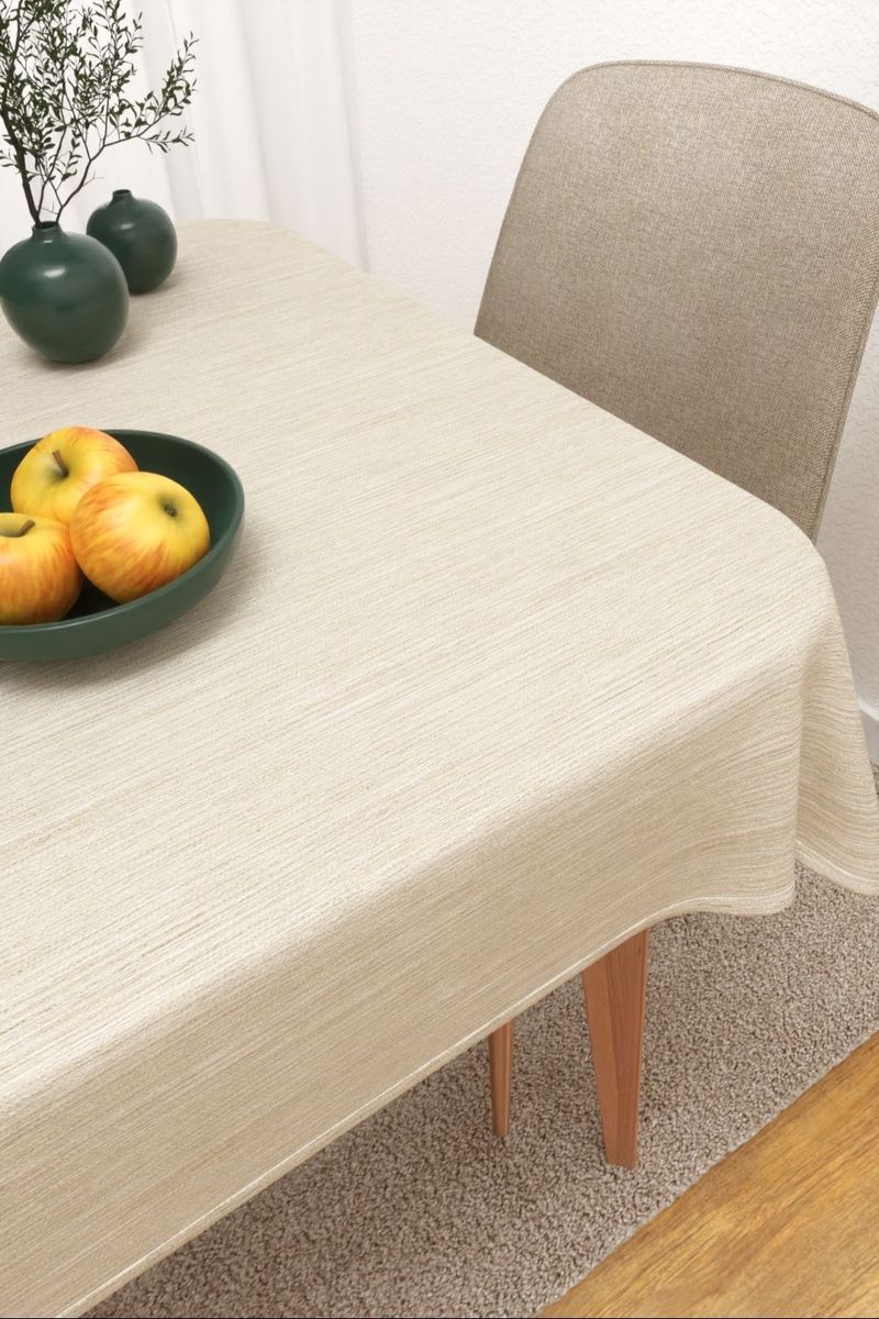 Tischdecke eckig in weiss