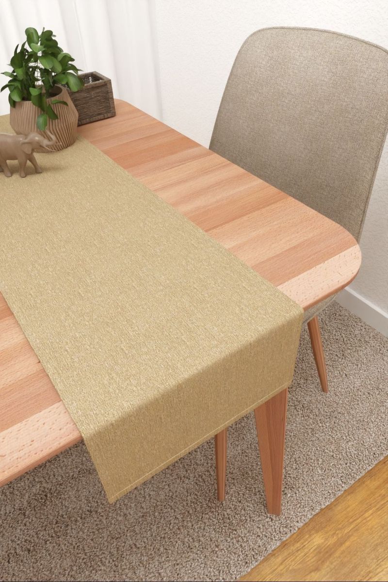 Tischläufer in beige