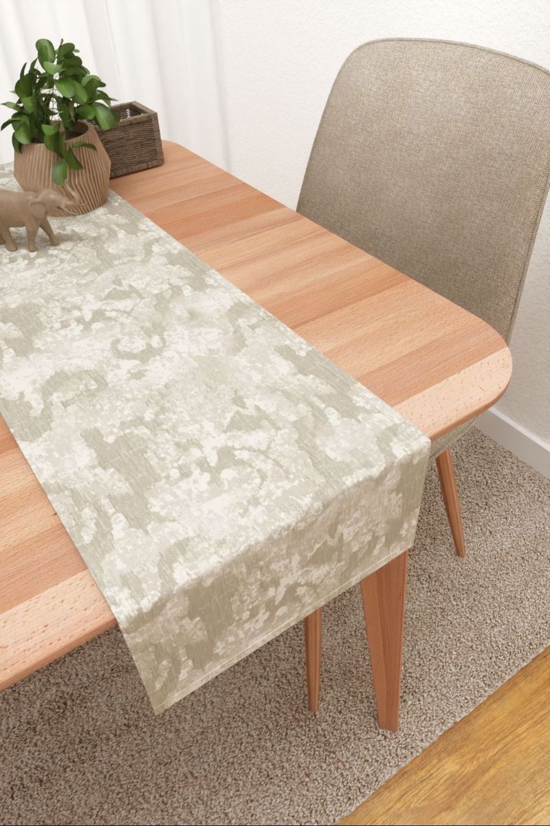 Tischläufer in beige