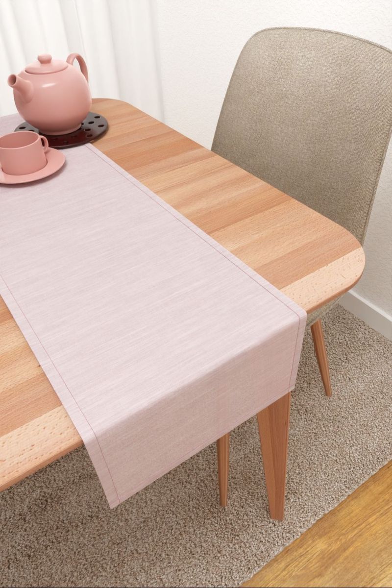 Tischläufer in Rosa