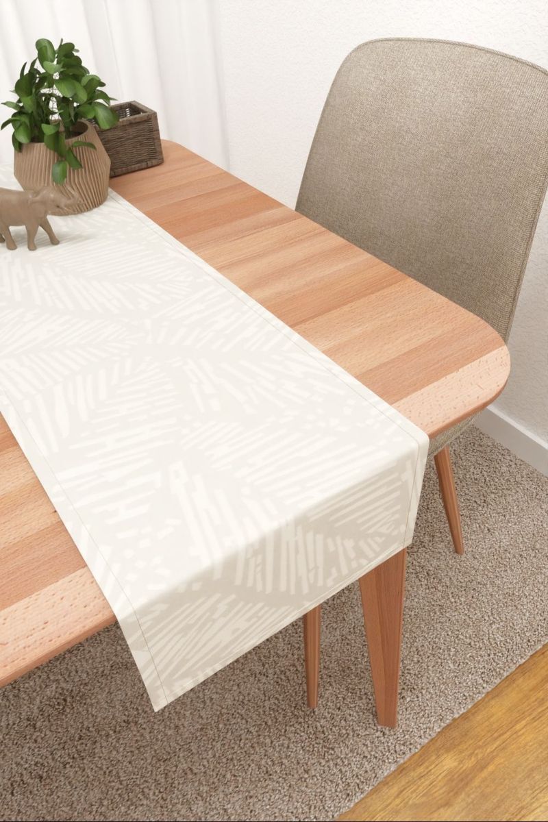 Tischläufer in Beige