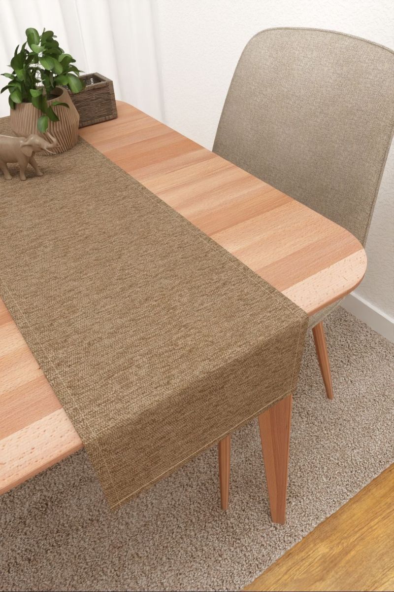 Tischläufer in beige