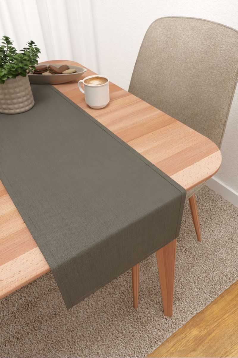 Tischläufer in braun