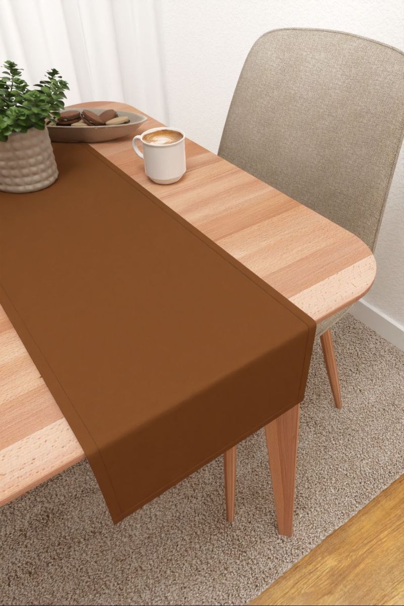 Tischläufer in braun