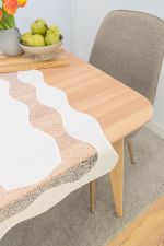 Vorschau Tischläufer Plauener Spitze® - Halima #1W in Beige ecru-bronze