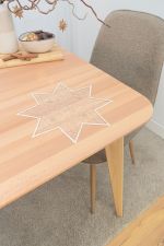 Vorschau Deckchen Plauener Spitze® - Lichtschein #1W in Gold ecru-gold