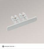 Vorschau Endkappe Schiene 4-spurig #1W weiss grau