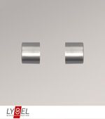 Vorschau Lysel - 1 Paar Endstücke Kappe für Opal-Stangen #1W edelstahl-optik
