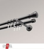 Vorschau Lysel - SET Opal 160cm Doppel-Kombiträger offen 2-Lauf mit Endstücke Konus in Weiss #1W titan