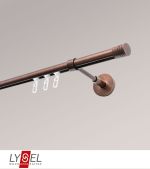 Vorschau Lysel - SET Opal Innenlauf 160cm Träger geschlossen mit Endstücke Zylinder in Weiss #1W bronze