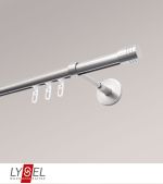 Vorschau Lysel - SET Opal Innenlauf 160cm Träger geschlossen mit Endstücke Zylinder in Weiss #1W edelstahl-optik