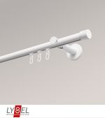 Vorschau Lysel - SET Opal Innenlauf 160cm Träger offen mit Endstücke Kappe in Bronze #1W weiss