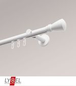 Vorschau Lysel - SET Opal Innenlauf 160cm Träger offen mit Endstücke Konus in Bronze #1W weiss