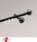 Vorschau Lysel - SET Opal Innenlauf 160cm Träger offen mit Endstücke Kugel in Weiss #1W titan