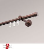 Vorschau Lysel - SET Opal Innenlauf 160cm Träger offen mit Endstücke Zylinder in Weiss #1W bronze