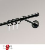 Vorschau Lysel - SET Opal 160cm Träger geschlossen mit Endstücke Kappe in Weiss #1W titan