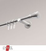 Vorschau Lysel - SET Opal 160cm Träger offen mit Endstücke Konus in Bronze #1W edelstahl-optik