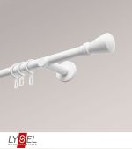 Vorschau Lysel - SET Opal 160cm Träger offen mit Endstücke Konus in Bronze #1W weiss