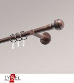 Vorschau Lysel - SET Opal 160cm Träger offen mit Endstücke Kugel in Weiss #1W bronze